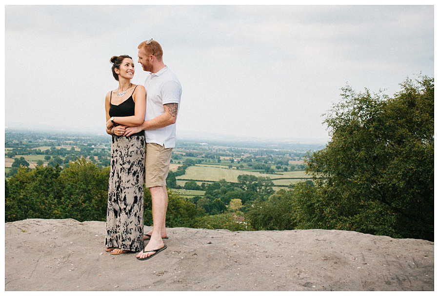 Vicky and Warren’s Alderley Edge pre-wedding shoot